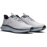 FOOTJOY Quantam Golf Shoes - Mens - White / Navy / Blue - Sizes: UK 9 & 10