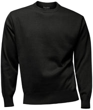 Load image into Gallery viewer, FRANCO PONTI Crew Neck - Mens Italian Merino Wool Blend - Charcoal
