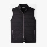 Peter Millar Fuse Hybrid Gilet in Black - front product view