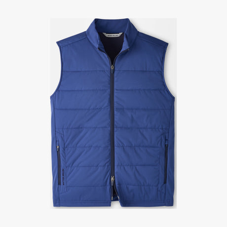 Peter Millar Fuse Hybrid Gilet in Sport Navy - front product view