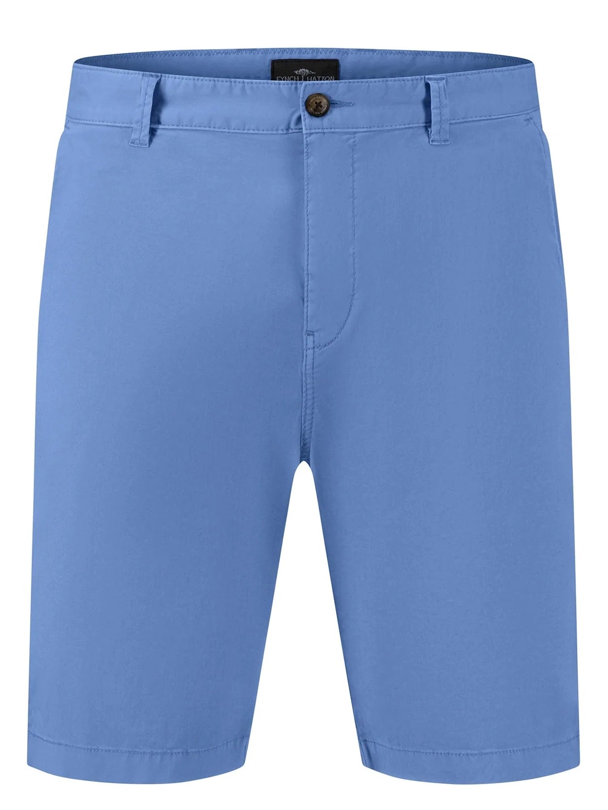 FYNCH HATTON Bermuda Shorts - Men's Stretch Cotton – Crystal Blue