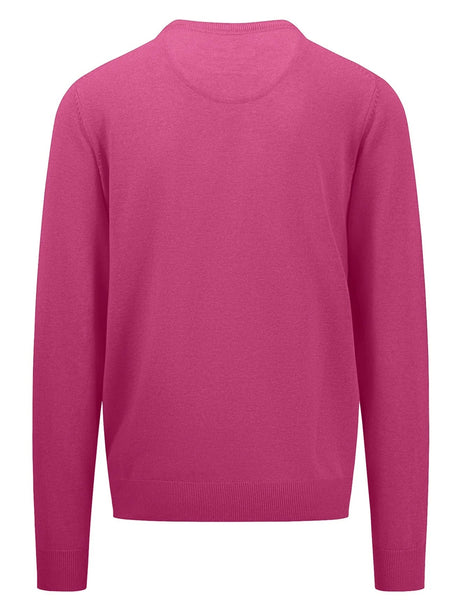 FYNCH HATTON Crew Neck Sweater - Men's Fine Knit – Malaga