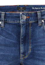 Load image into Gallery viewer, FYNCH HATTON Denim Jeans - Men&#39;s Modern Slim Fit – Mid Blue
