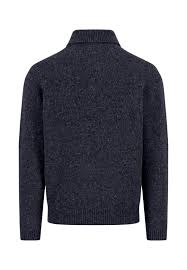 30% OFF - FYNCH HATTON Donegal Knit Turtle Neck - Men's - Navy
