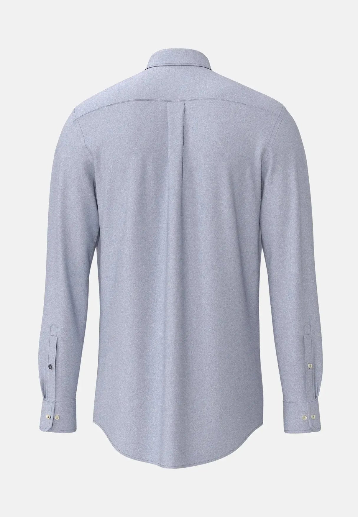 FYNCH HATTON Essential Cotton Flannel Shirt – Men's Button-Down – Crystal Blue