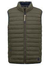 Load image into Gallery viewer, FYNCH HATTON Light Weight Gilet - Men&#39;s – Khaki Fynch Hatton
