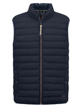 Load image into Gallery viewer, FYNCH HATTON Light Weight Gilet - Men&#39;s – Dark Navy Fynch Hatton
