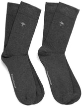 Load image into Gallery viewer, FYNCH HATTON Logo Socks - Men&#39;s Double Pack – Anthra
