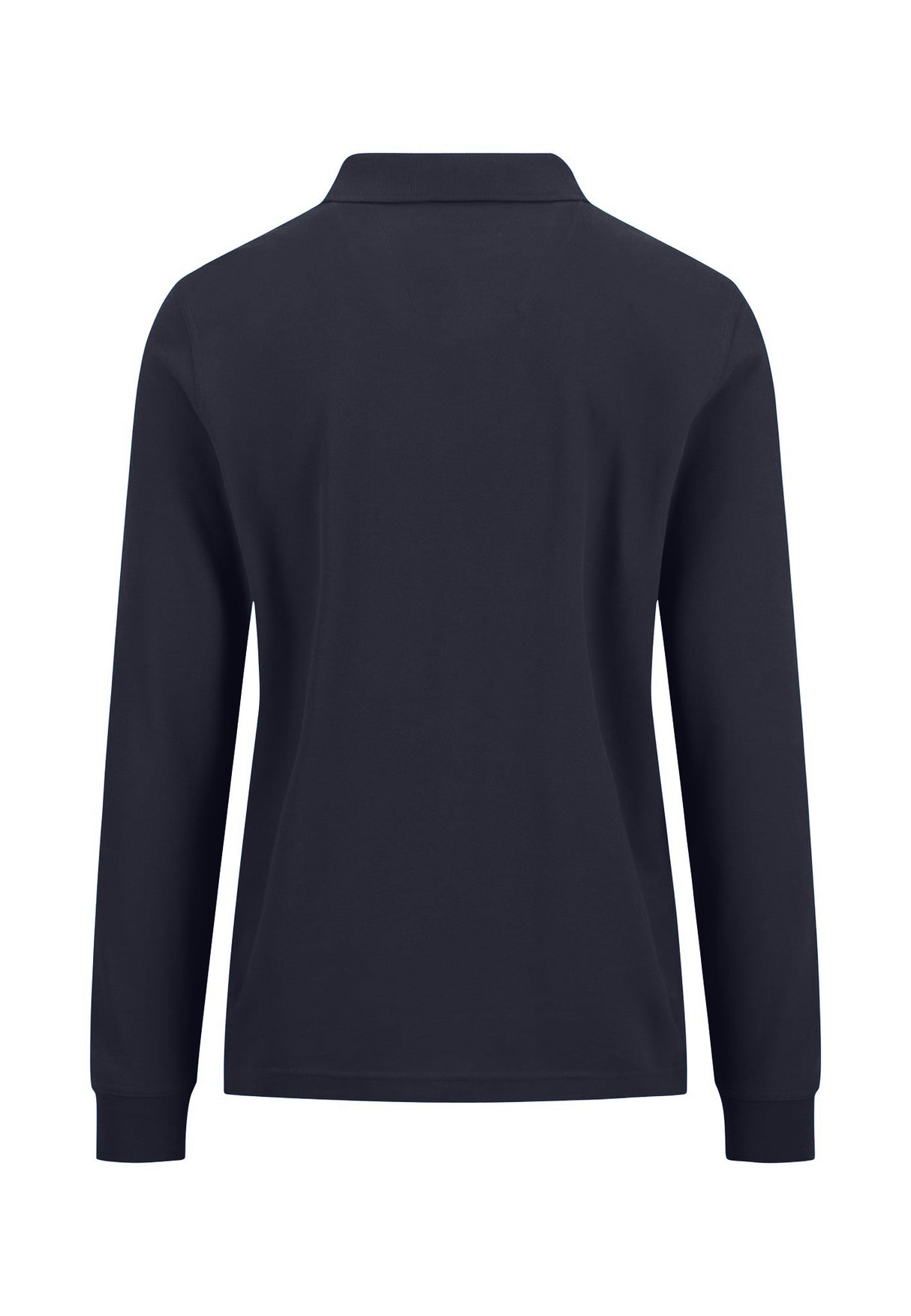 FYNCH HATTON Long Sleeve Polo Shirt - Men's Soft Cotton – Navy