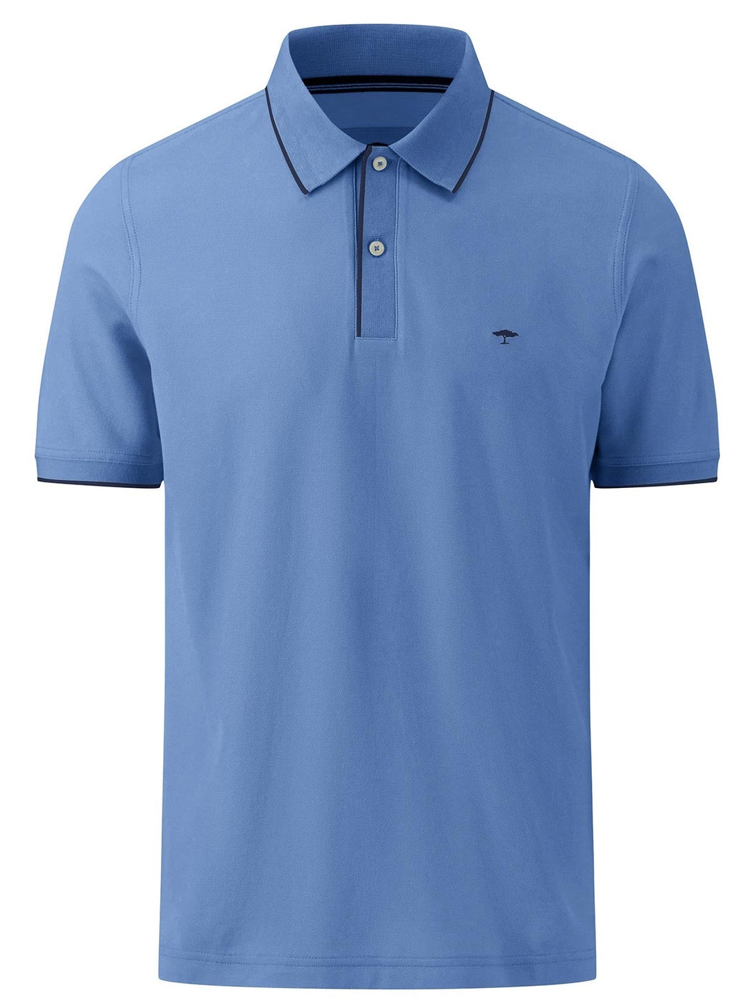 20% OFF FYNCH HATTON Modern-Fit Polo Shirt - Men's Cotton Pique – Crystal Blue -Size: XL