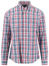 FYNCH HATTON Oxford Shirt - Men's Soft Cotton – Grape Check