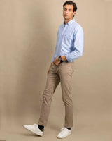 FYNCH HATTON Oxford Shirt - Men's Soft Cotton – Light Blue