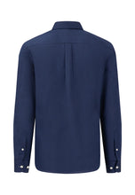 Load image into Gallery viewer, FYNCH HATTON Oxford Shirt - Men&#39;s Soft Cotton – Navy
