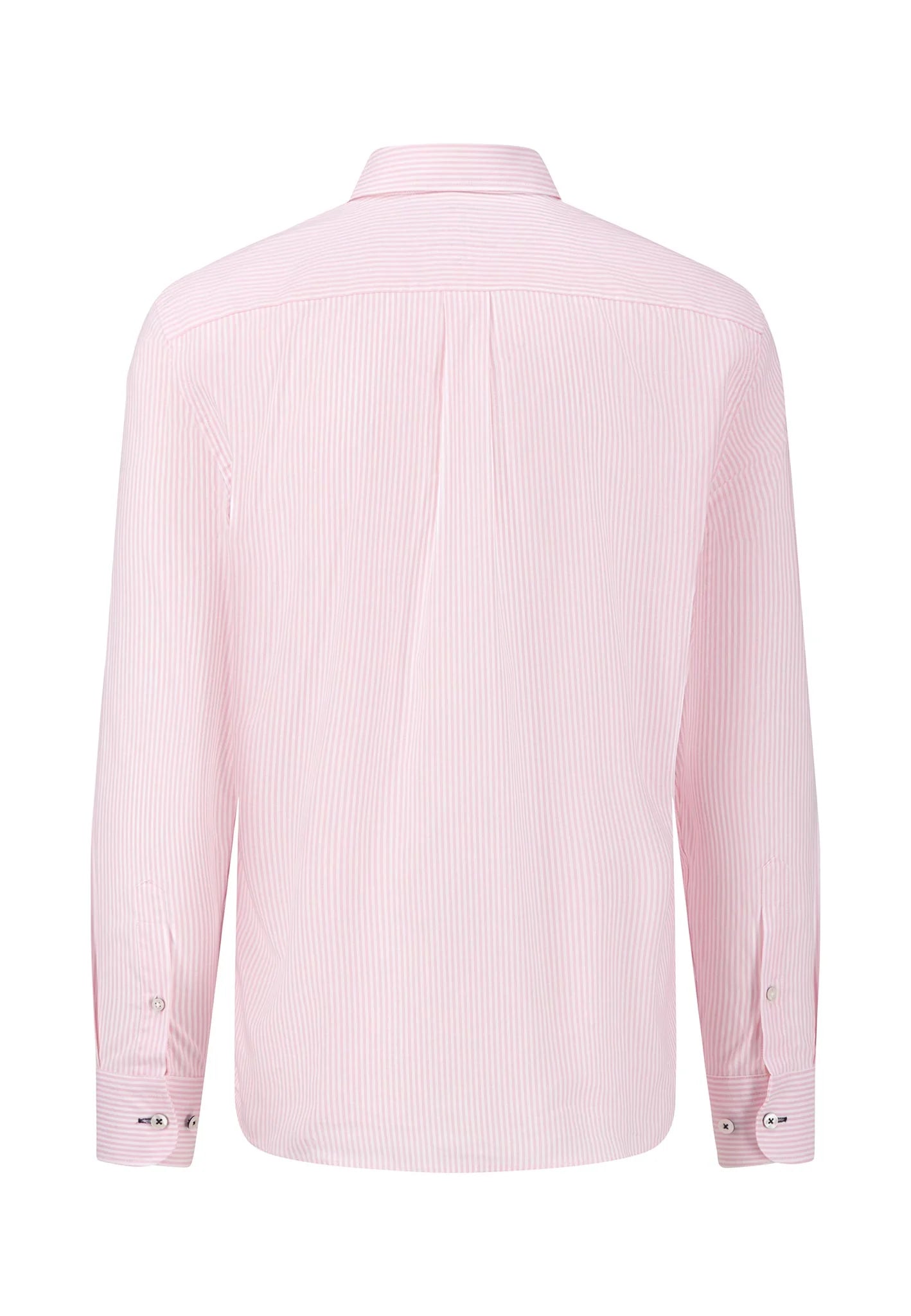 FYNCH HATTON Oxford Shirt - Men's Soft Cotton – Pink Stripe