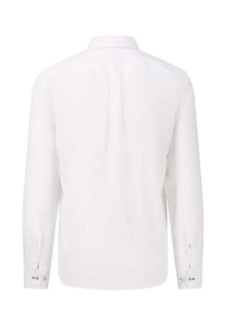 FYNCH HATTON Oxford Shirt - Men's Soft Cotton – White Fynch Hatton