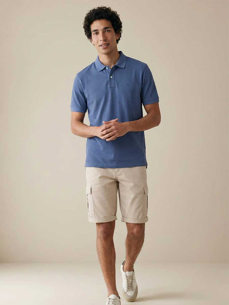 FYNCH HATTON Pique Polo Shirt - Men's Supima Cotton – Horizon