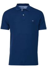 Load image into Gallery viewer, FYNCH HATTON Pique Polo Shirt - Men&#39;s Supima Cotton – Midnight
