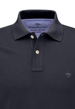 Load image into Gallery viewer, FYNCH HATTON Pique Polo Shirt - Men&#39;s Supima Cotton – Navy
