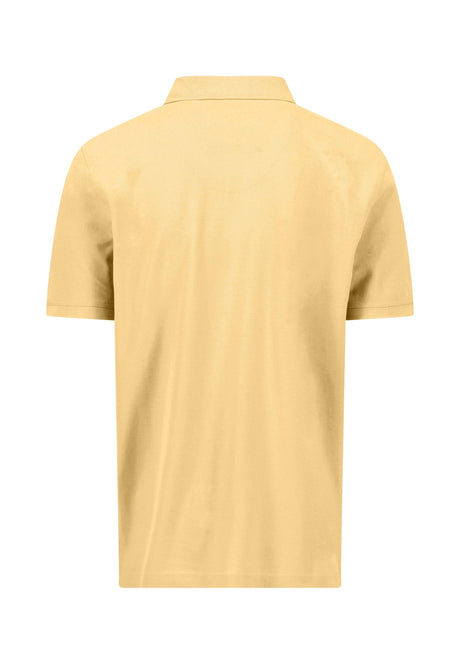 FYNCH HATTON Pique Polo Shirt - Men's Supima Cotton – Pale Yellow