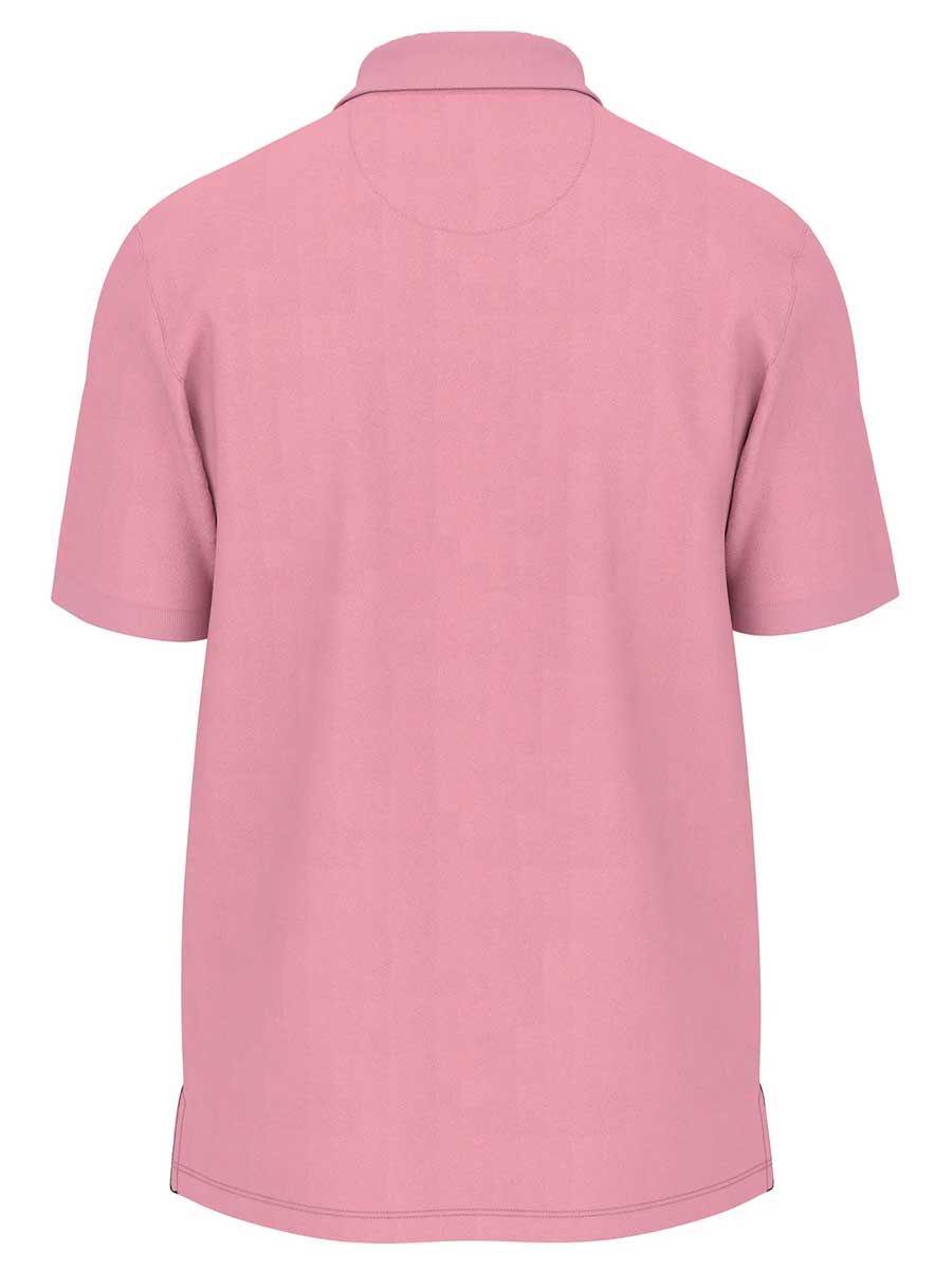 50% OFF FYNCH HATTON Pique Polo Shirt - Men's Supima Cotton – Peony - Size: SMALL