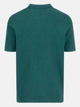 FYNCH HATTON Pique Polo Shirt - Men's Supima Cotton – Pine Green