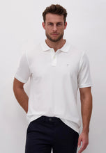 Load image into Gallery viewer, FYNCH HATTON Pique Polo Shirt - Men&#39;s Supima Cotton – White
