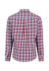 40% OFF - FYNCH HATTON Premium Flannel Check Shirt – Men's Button-Down – Garnet Red - Size: SMALL