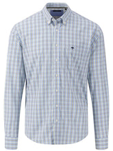 Load image into Gallery viewer, FYNCH HATTON Pure Cotton Shirt - Men&#39;s – Dusty Olive Check
