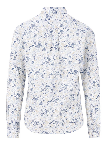 FYNCH HATTON Pure Cotton Shirt - Men's – Floral Print Summer Breeze