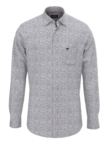 30% OFF FYNCH HATTON Pure Cotton Shirt - Men's – Minimal Pattern Peony - Size: SMALL & MEDIUM - view 1
