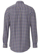 Load image into Gallery viewer, FYNCH HATTON Pure Cotton Shirt - Men&#39;s – Navy Check Fynch Hatton
