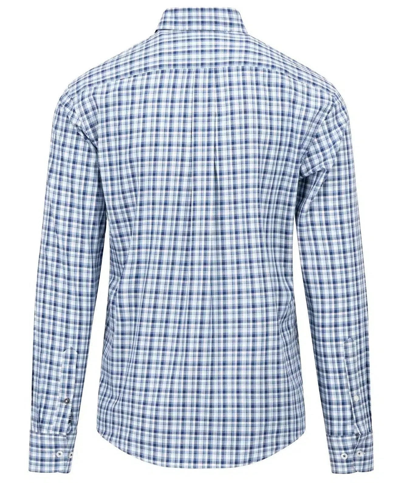 FYNCH HATTON Pure Cotton Shirt - Men's – Combi Midnight Check Fynch Hatton