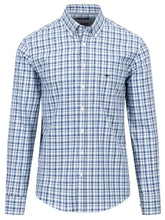 Load image into Gallery viewer, FYNCH HATTON Pure Cotton Shirt - Men&#39;s – Combi Midnight Check Fynch Hatton
