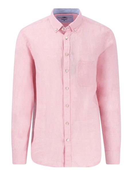 60% OFF FYNCH HATTON Pure Linen Shirt - Men's – Peony - Size: SMALL - view 1