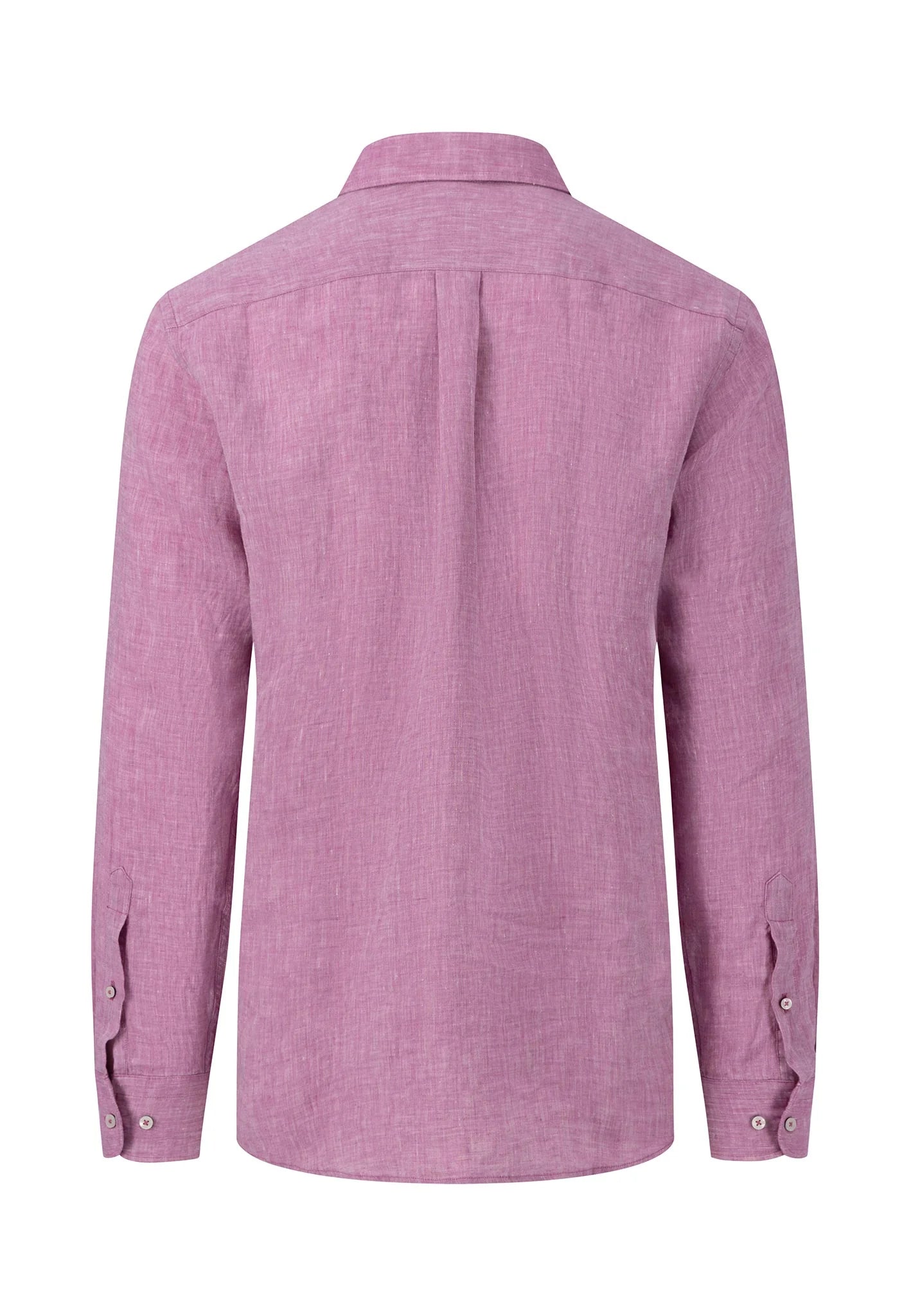 FYNCH HATTON Pure Linen Shirt - Men's – Dusty Lavender