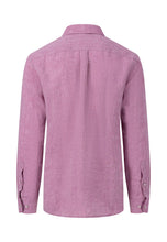 Load image into Gallery viewer, FYNCH HATTON Pure Linen Shirt - Men&#39;s – Dusty Lavender
