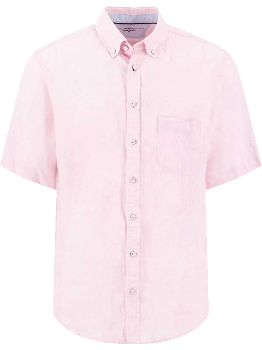FYNCH HATTON Pure Linen Short-Sleeve Shirt - Men's – Magnolia