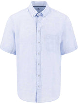 FYNCH HATTON Pure Linen Short-Sleeve Shirt - Men's – New Breeze