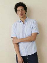 FYNCH HATTON Pure Linen Short-Sleeve Shirt - Men's – New Breeze
