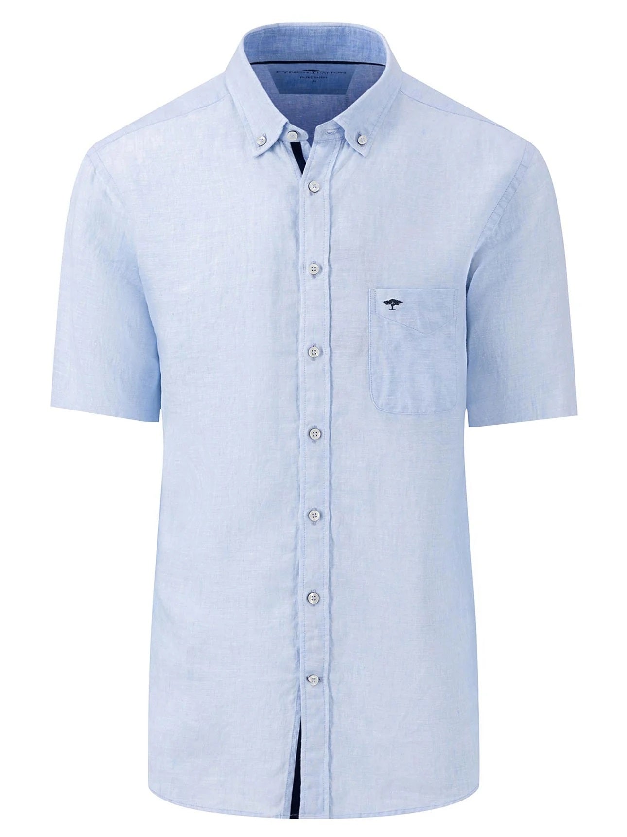 FYNCH HATTON Pure Linen Short-Sleeve Shirt - Men's – Summer Breeze