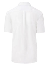 Load image into Gallery viewer, FYNCH HATTON Pure Linen Short-Sleeve Shirt - Men&#39;s – White
