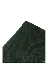 FYNCH HATTON Pure Wool Beanie & Scarf Gift Set - Men's – Dark Leaf - view 2