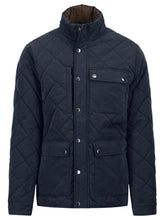 Load image into Gallery viewer, FYNCH HATTON Quilted Field Jacket - Men&#39;s – Dark Navy Fynch Hatton
