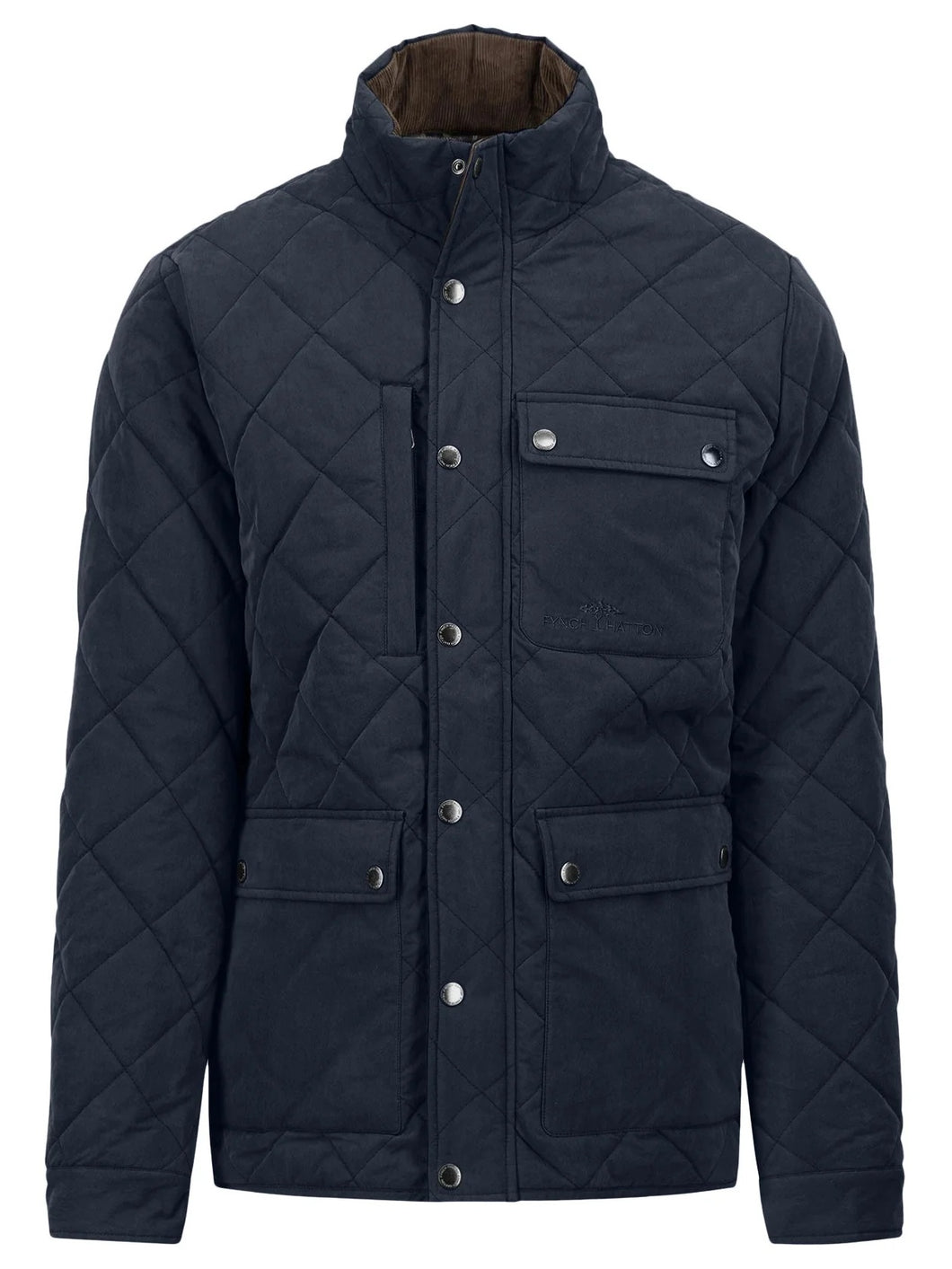 FYNCH HATTON Quilted Field Jacket - Men's – Dark Navy Fynch Hatton