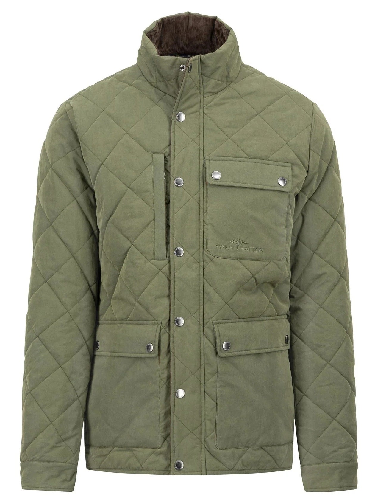 FYNCH HATTON Quilted Field Jacket - Men's – Khaki