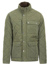 Load image into Gallery viewer, FYNCH HATTON Quilted Field Jacket - Men&#39;s – Khaki Fynch Hatton
