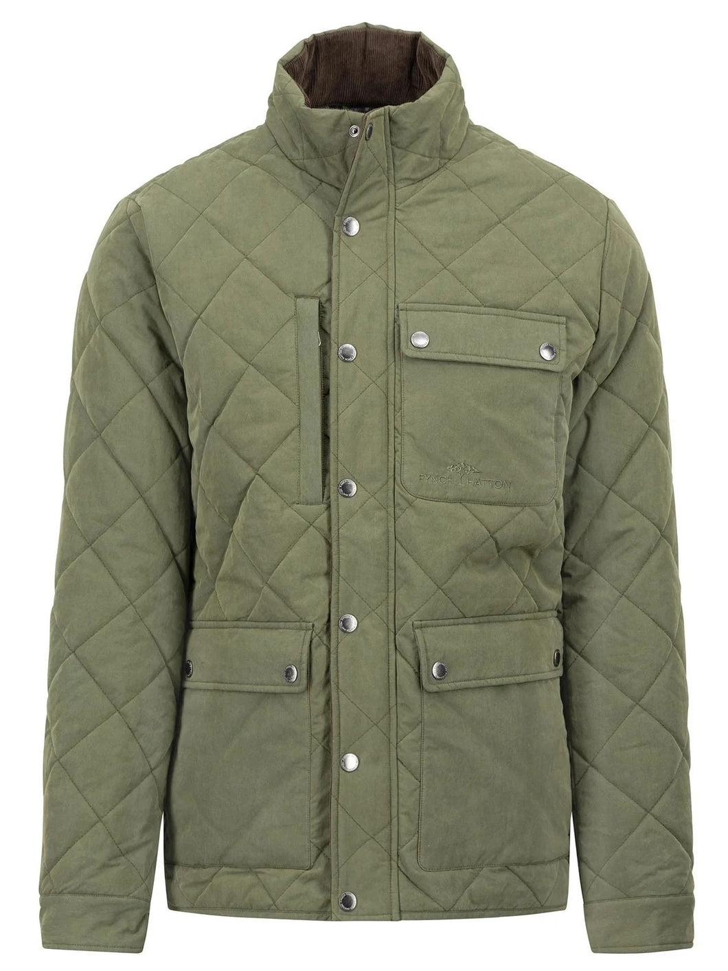 FYNCH HATTON Quilted Field Jacket - Men's – Khaki Fynch Hatton