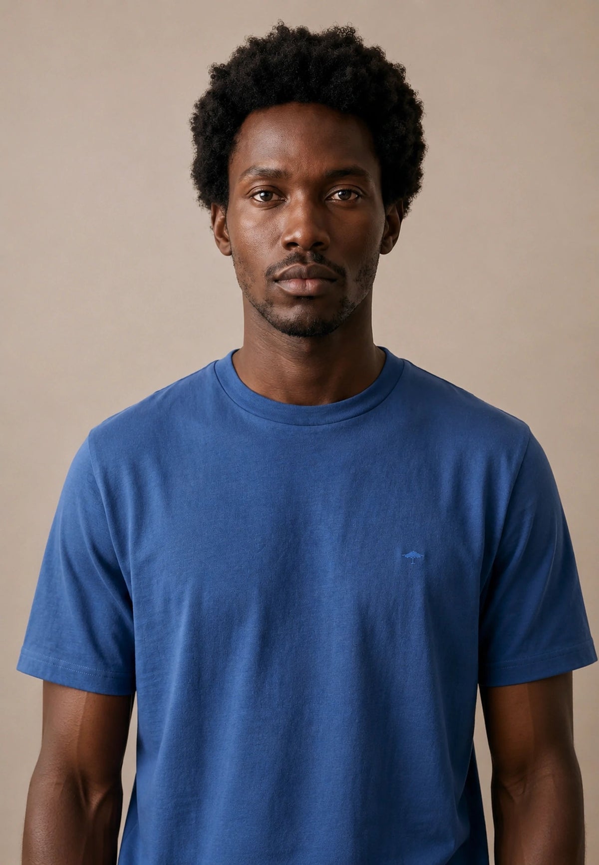 FYNCH HATTON Sanforized Cotton T-Shirt - Men's – Ink Blue - view 5