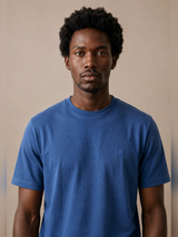 FYNCH HATTON Sanforized Cotton T-Shirt - Men's – Ink Blue - view 5