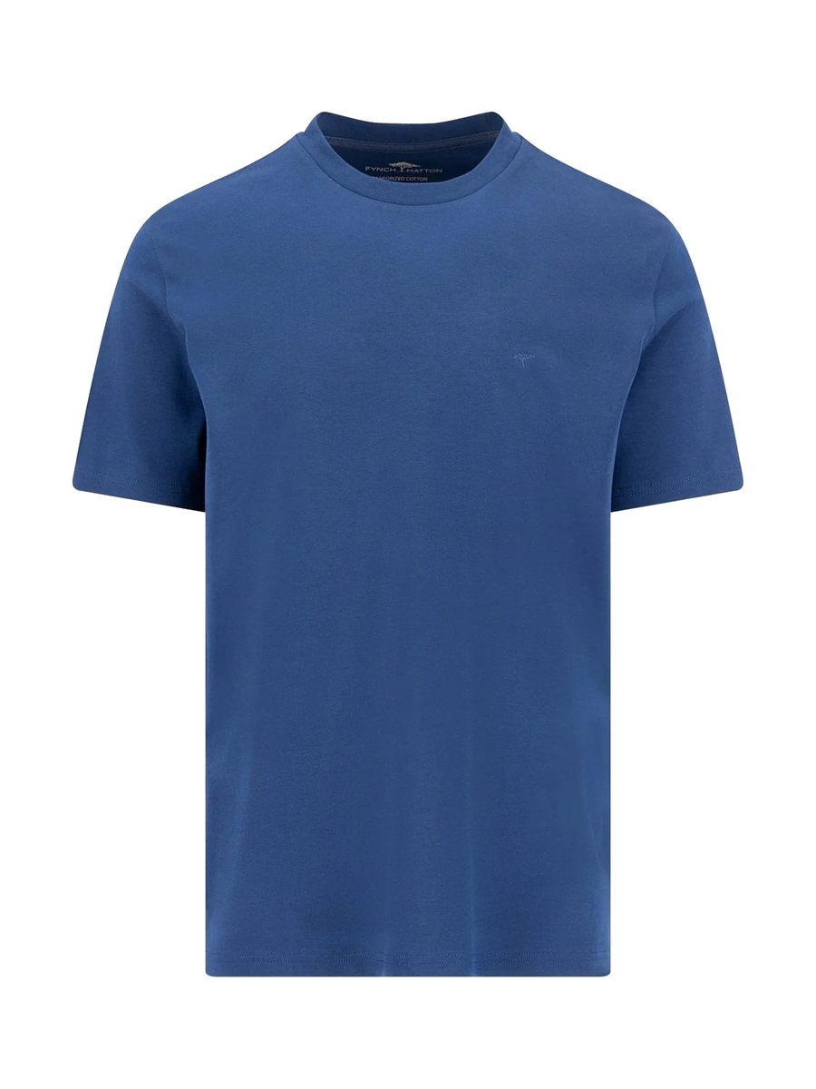 FYNCH HATTON Sanforized Cotton T-Shirt - Men's – Ink Blue